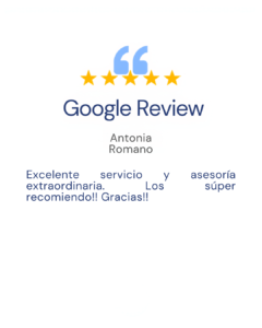 Óptica swan google review card 5